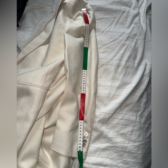 SUITSUPPLY off-white Silk Dinner Jacket Havana 38R - Picture 7 of 7